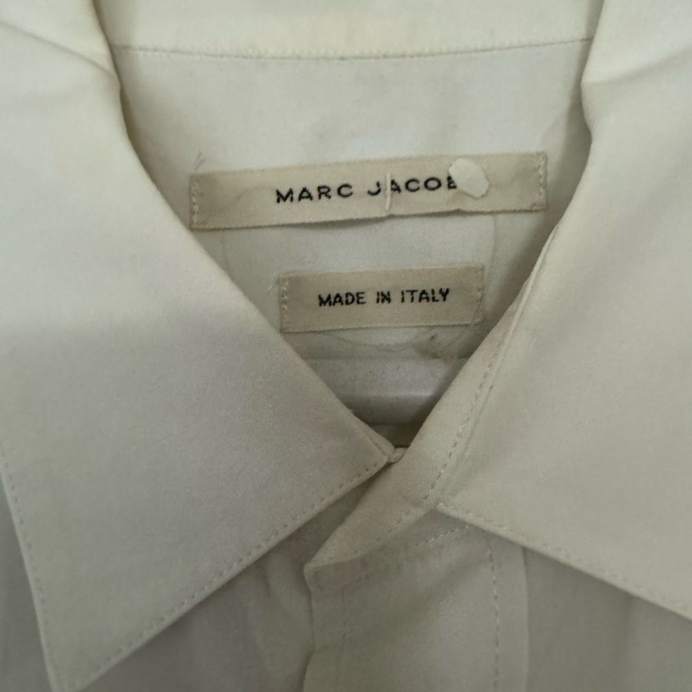 Marc Jacobs White Snap Button Down Shirt - image 3